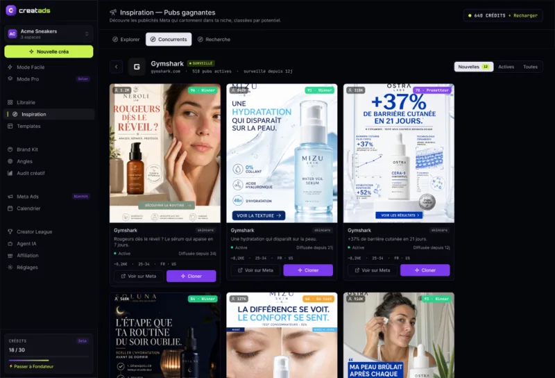 Competitor tracking